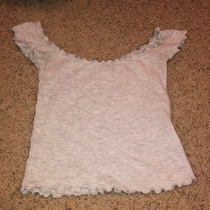 Gray Brandy Melville Top